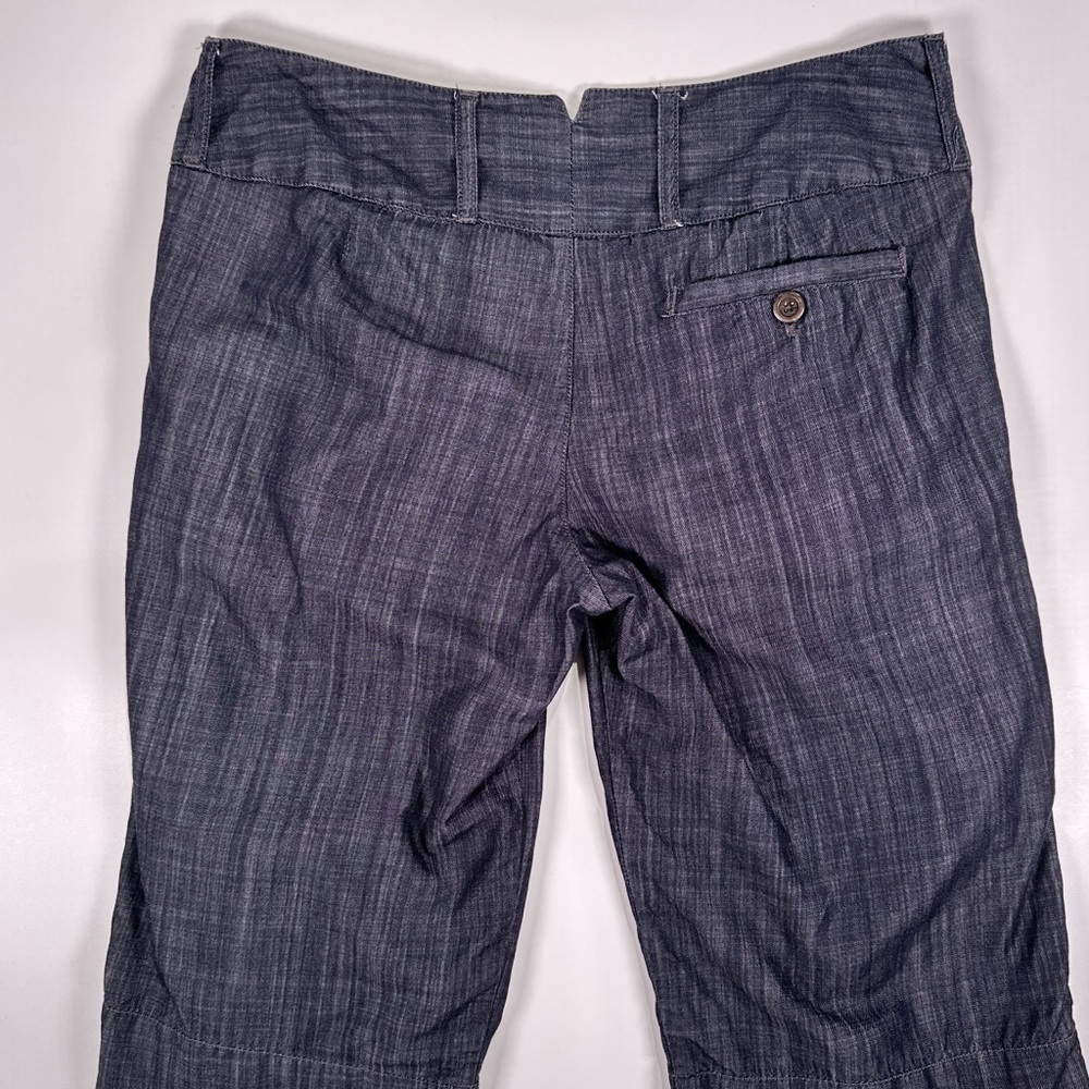 Stewart Brown Women Wide Leg Culotte Capri Organic Cotton Pants 2 - Picture 5 of 12